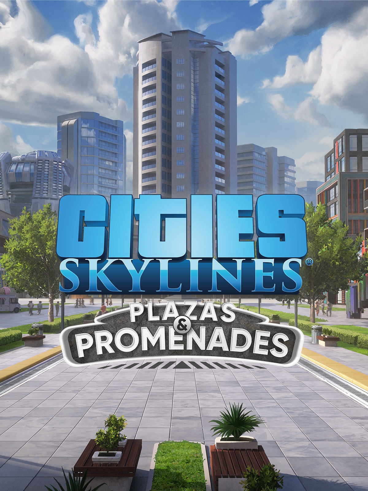 Cities: Skylines – Plazas & Promenades DLC Steam (Digital Download)
