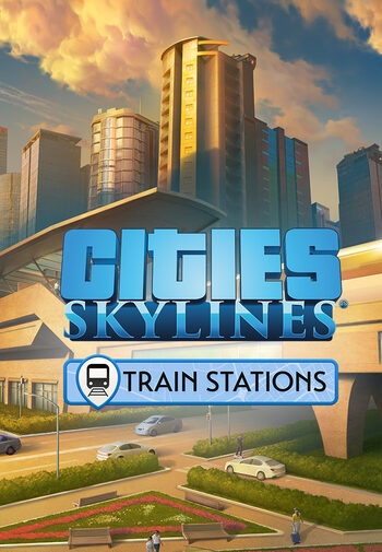 Cities: Skylines – Content Creator Pack: Train Stations DLC Steam (Digital Download)