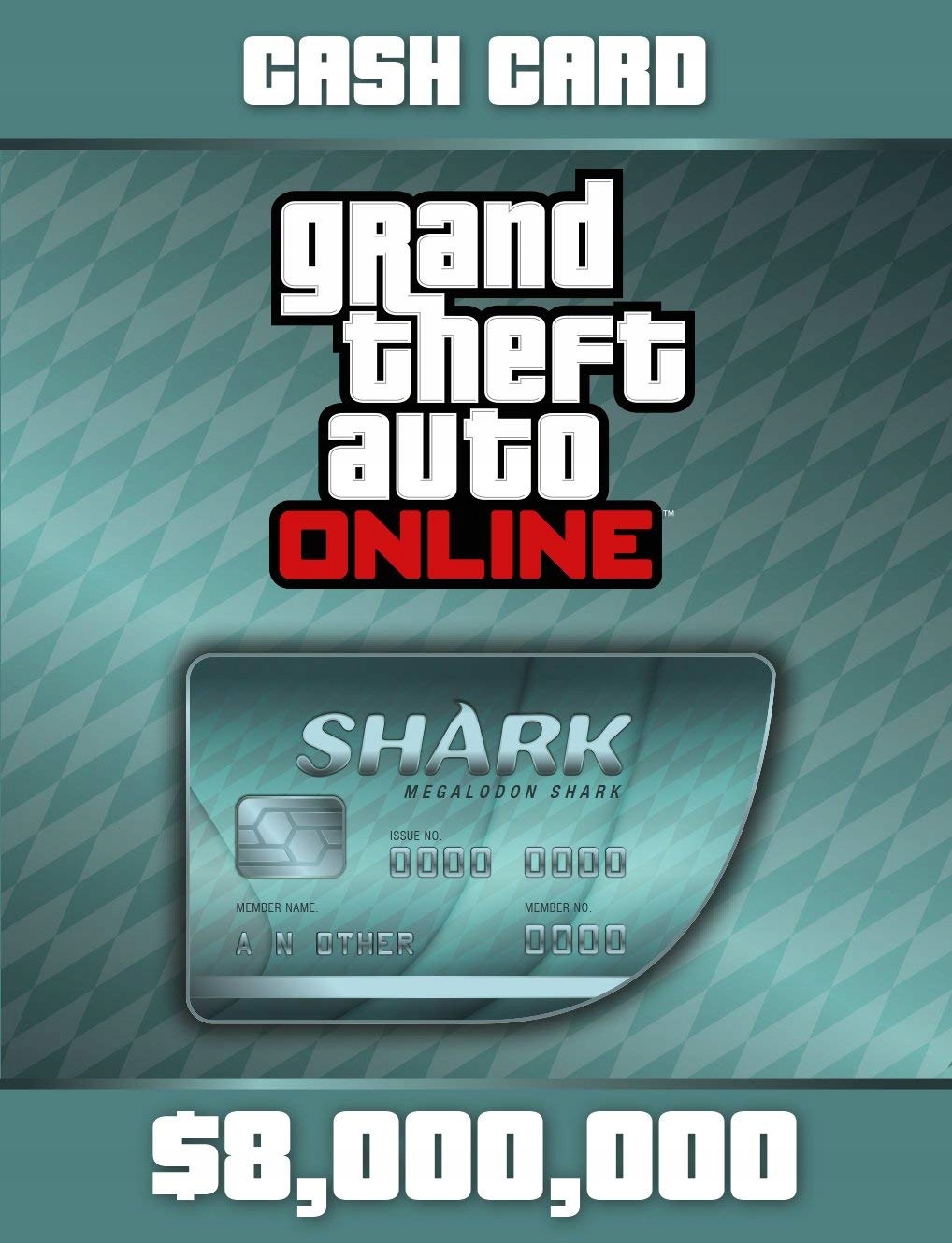 Grand Theft Auto Online – $8,000,000 Megalodon Shark Cash Card PC Activation Code