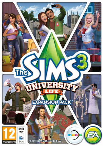 The Sims 3 – University Life Expansion (PC) – Origin DLC