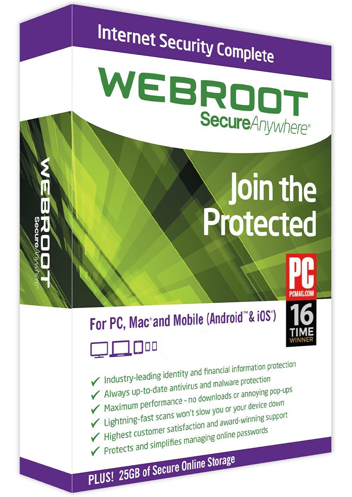 Webroot SecureAnywhere Complete (1 Year / 1 Device) Latest Version + Free Updates