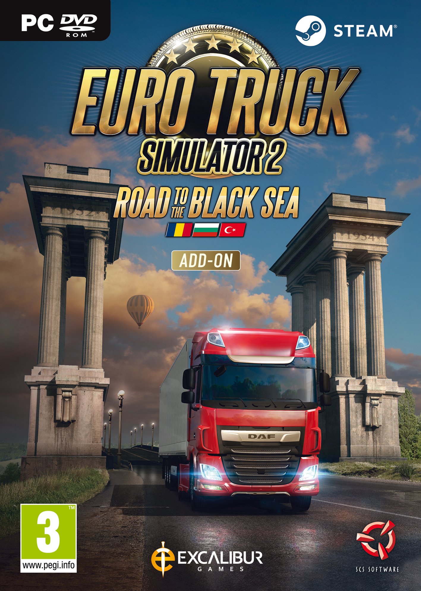 Euro Truck Simulator 2 – Road to the Black Sea DLC Steam (Digital Download)