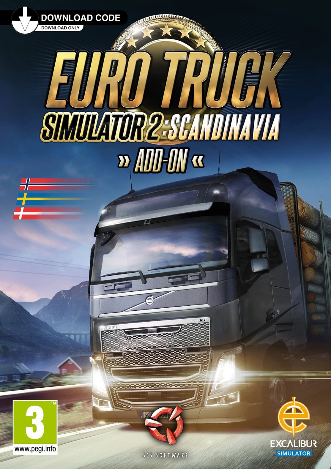 Euro Truck Simulator 2 – Scandinavia DLC Steam (Digital Download)