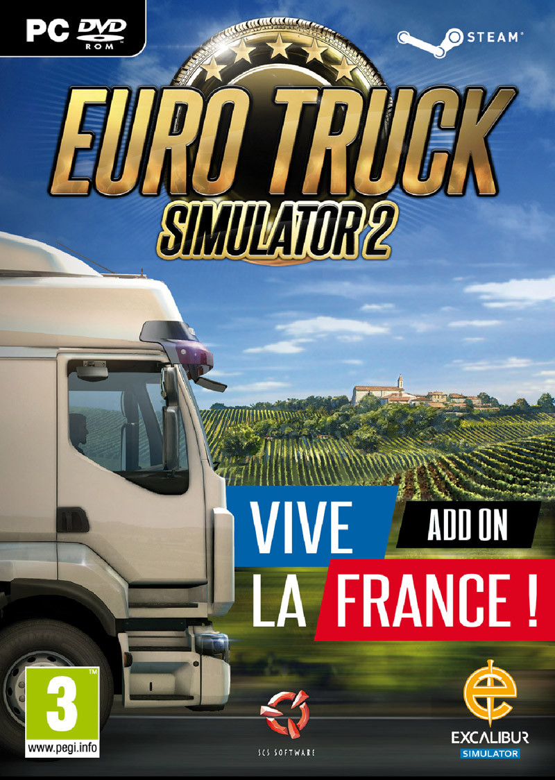 Euro Truck Simulator 2 – Vive la France DLC Steam (Digital Download)