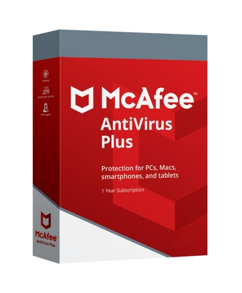 McAfee AntiVirus Plus (1 Year / 3 Devices) Latest Version + Free Updates
