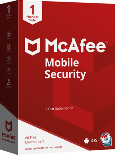 McAfee Mobile Security Premium for Android (1 Year / 1 Device) Latest Version + Free Updates