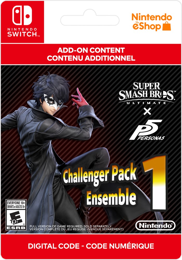 Super Smash Bros. Ultimate – CHALLENGER PACK 1 DLC EU Nintendo Switch (Digital Download)