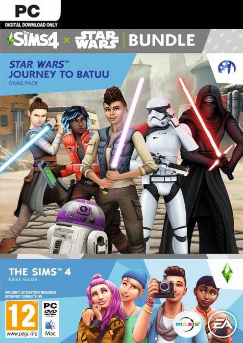 The Sims 4 + Star Wars: Journey to Batuu DLC Bundle (PC & Mac) – Origin